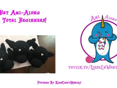 Beginners Amigurumi - Lesson on how to make a baby bat!