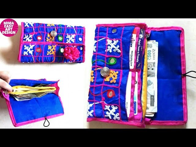 Best out of waste |How to reuse waste fabric making multi purpose handbag | purse |clutch |wallet