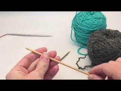 Casting On: The Provisional Cast-On (Crochet Method)