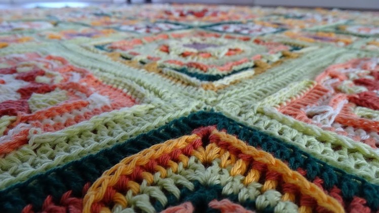 Crochet Blanket - Eve's Sunflowers - Part 10