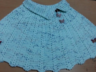 Crochet poncho for 2years little girl (English) part 1