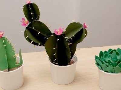 DIY Crafts - Diy Cute Paper Cactus - How To Make Paper Cactus