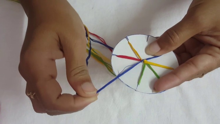 DIY || How to Make Thread bracelets. Making of friendship bracelet.AK Creativity