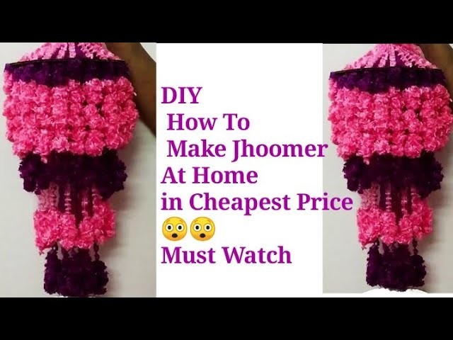 DIY Jhoomer Making at home.How to make Jhoomer.Diwali Decoration Easy Craft.#tulikajagga