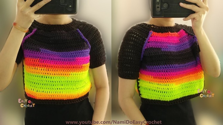 Easy Crochet: Crochet Crop Top (Sweater) #07