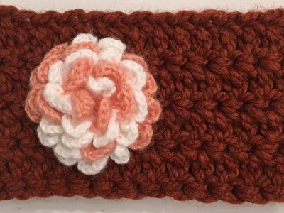 Easy crochet headband for beginners too