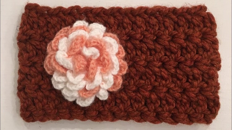 Easy crochet headband for beginners too