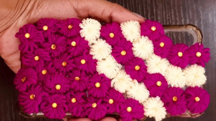 Easy DIY Phone Case. How To Decorate  Phone Case Using Yarn