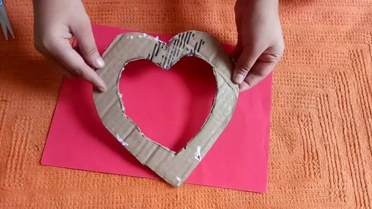 Heart shape wall hanging , how to make at home,|| decoration idea||