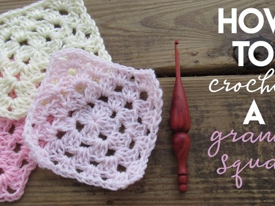 How to Crochet a Granny Square (for Beginners) Tutorial | The Crochet Cat