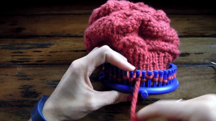 How to do a Stretchy Bind Off on Knitting Loom