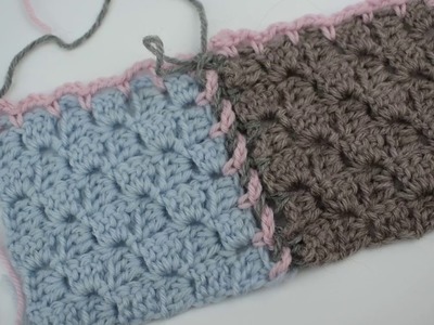 How to join corner to corner granny square.Step by step tutorial. Easy and different way
