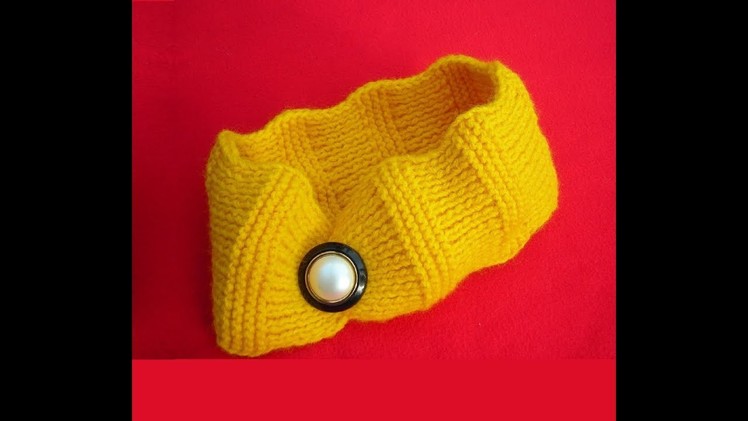 How to Knit a Ripple Headband Ear Warmer - Easy Knitting Pattern for Beginners