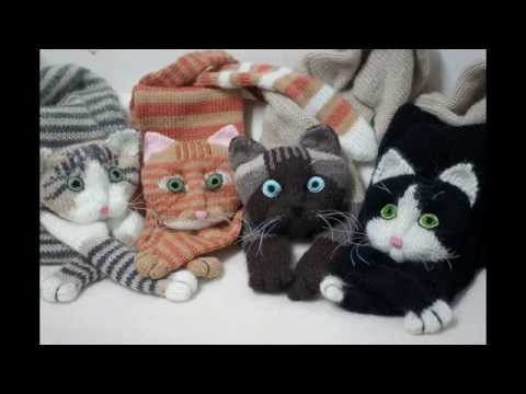 How to Knit a Scarf Knitting Cat Scarf