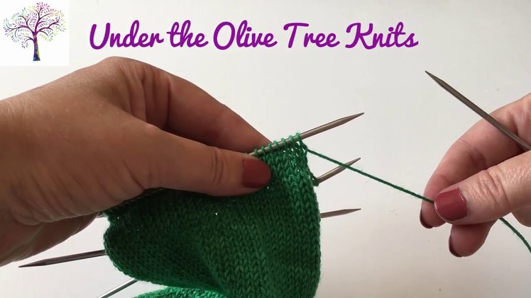 How to Knit a Slip Stitch Sock Heel