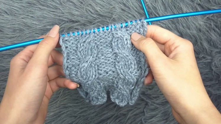 How To Knit C4F vs C4B cables  - A Knitting Tutorial