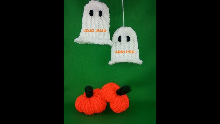 How to knit Halloween little Ghost Addi express Professional beginnner safe