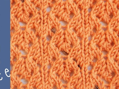 How to knit the Spring Lace stitch: for your next seasonal scarf