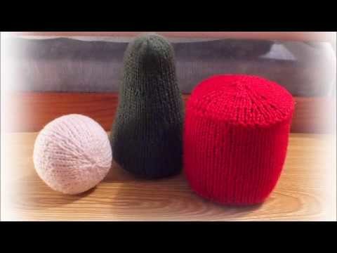 How to Loom Knit a Sphere, Cone, and Cylinder on the Universal X Loom