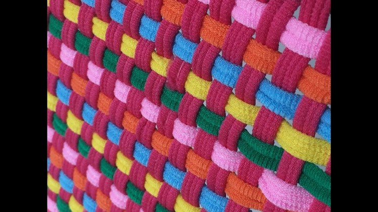 HOW TO Loop and Loom Square Weave Pink and Friends