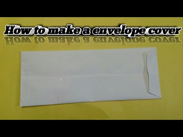 How to make a envelope cover easy (craft magic)