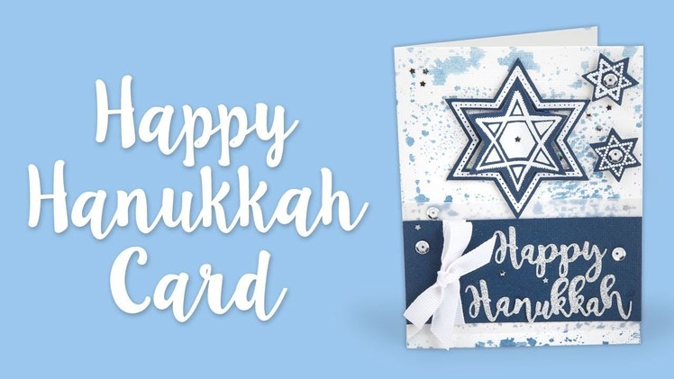How To Make A Happy Hanukkah Card | Sizzix