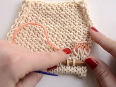 How to make a hem in your knitting project II | WE ARE KNITTERS