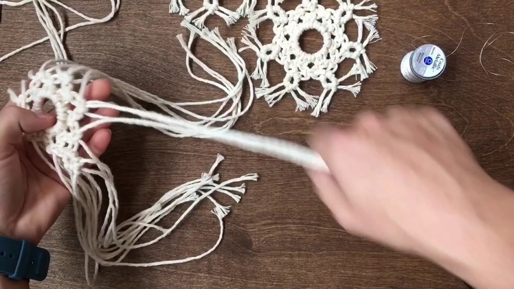 How To Make A Macrame Snowflake Video Tutorial
