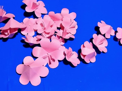 How to make Beautiful Paper Flower Sakura  DIY