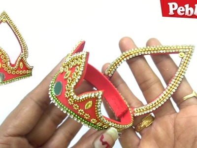 How to Make Durga Maa Mukut | Durga puja special DIY Crafts | How to make Mukut for God