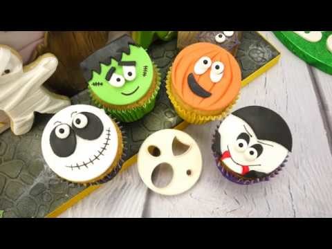 How To Make Halloween Faces Cupcakes