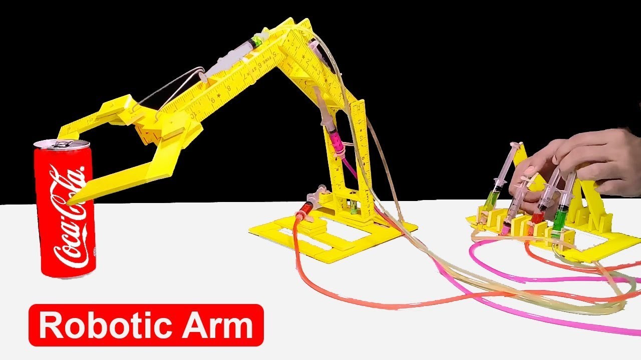 How To Make Hydraulic Powered Robotic Arm
