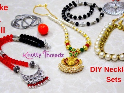 How to make Oxidized Necklace Sets | Make and Sell | Easy Way to Earn Money | Knotty Threadz
