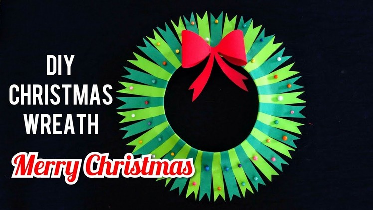 How to make Paper Wreath | Christmas Decorations | DIY Christmas Wreath | Holiday Craf