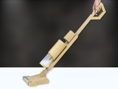 How To Make Vacuum Cleaner From Cardboard ! DIY Vacuum Cleaner