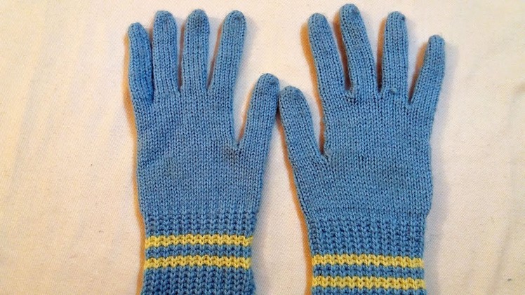 How to make Woolen gloves
