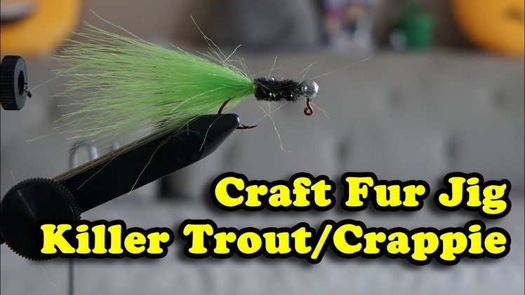 How to Tie a Craft Fur Jig for Crappies and Trout