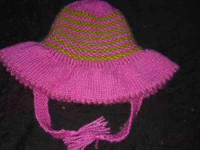 Knitting baby hat different tariqo se