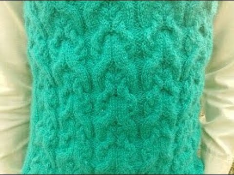 Knitting Pattern. Beautiful Sweater Design.How to Make beautiful Design