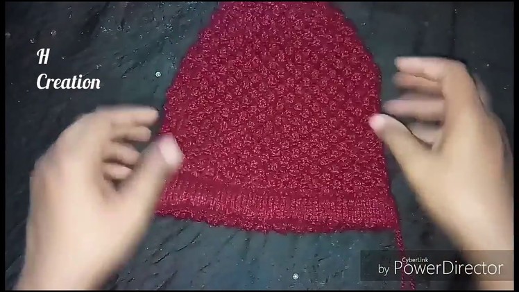 Knitting topi for girls to teenagers very easy
