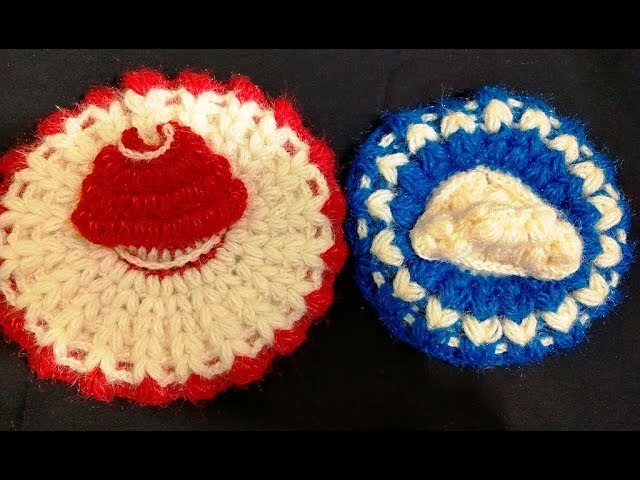 Make Easy Puff Stitch Crochet Woolen Poshak.  Beginner Level Sample Poshak Is For 4 No Kanhaji