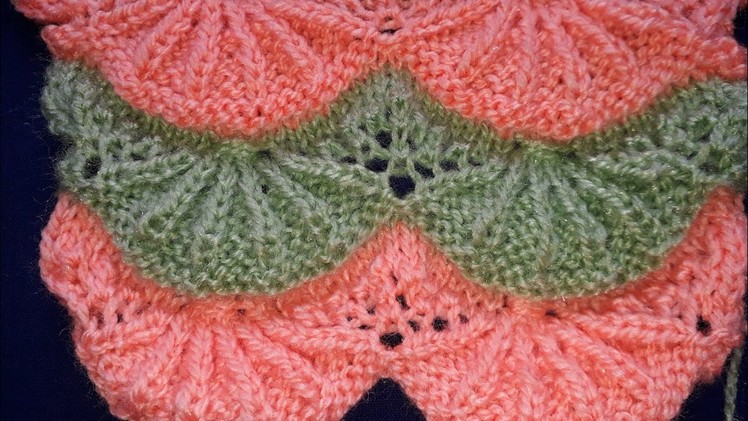 New knitting design|two colour design|new knitting pattern|ladies cardigan design