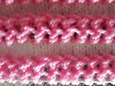 New knitting design|two colour design|new knitting pattern