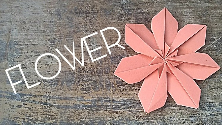 #origamiflower #paperart #papercraft Origami Flower | How To Make Simple Origami Flower? Paper Art