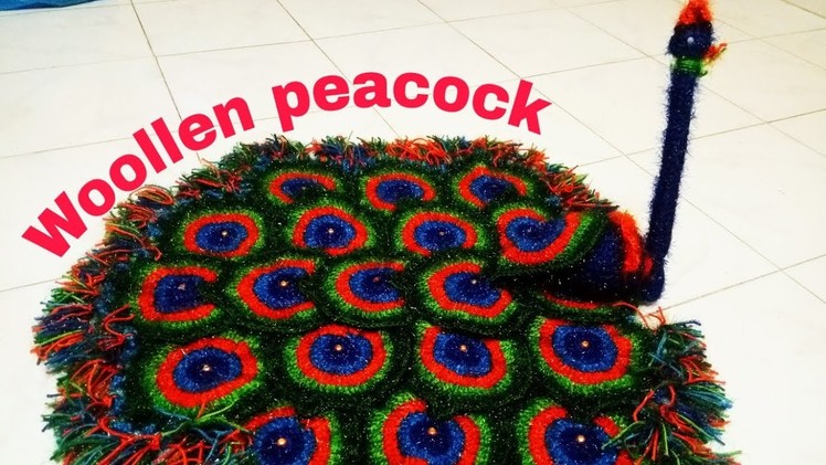 Peacock crochet | How to make woolen peacock  | Part 1