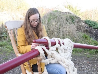 Student Wants To Sell World's Biggest Knitting Needles To Fund Uni