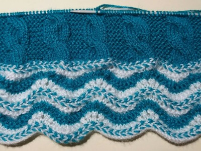 Stylish girls top knitting design - part - 2