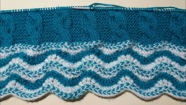 Stylish girls top knitting design - part - 2