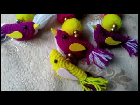 Wow!!! Beautiful birds.how to crochet beautiful birds.very easy to making