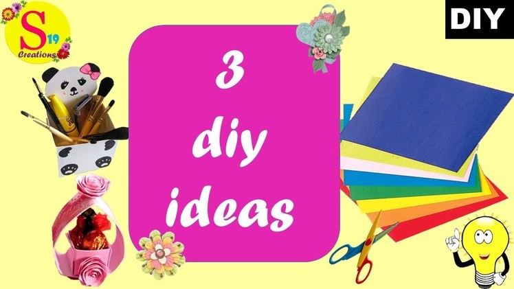 3 easy and inexpensive diys | rental apartment decor ideas | diy makeup organizer | easy gift box